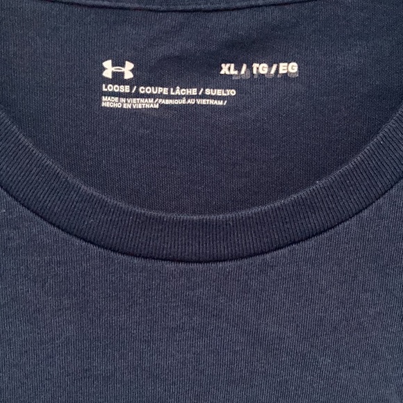 Under Armour T. Mens. XL. Navy - Picture 2 of 3